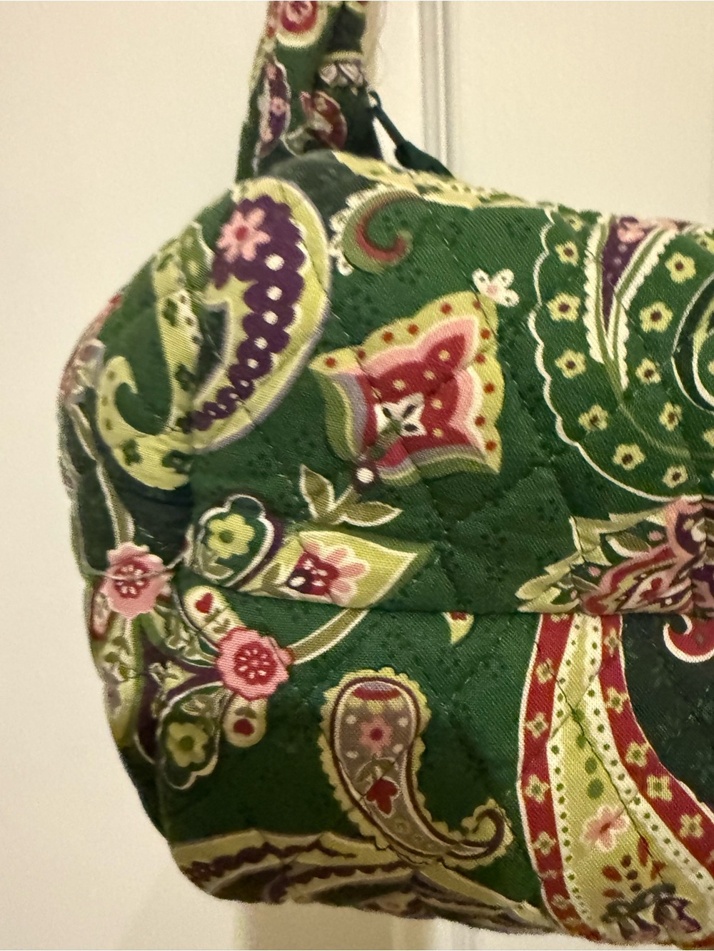 Vera Bradley Chelsea Green Carry-All To-go Cargo Crossbody - Picture 7 of 10
